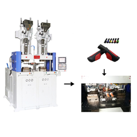 Center Turret Two Color Vertical Injection Molding Machine JTT-1100 