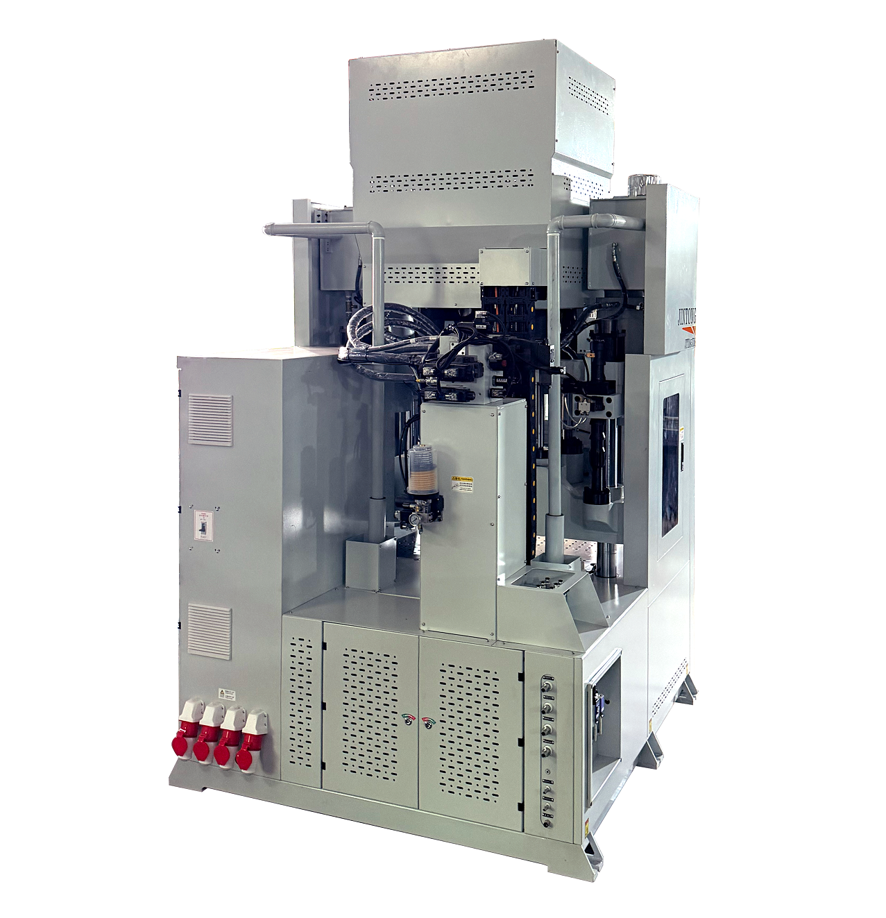 JINTONG 85T Semi-Electric Vertical Injection Molding Machine with Electric Injection and Low Table Design for Precision